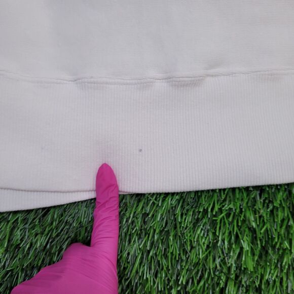 Vintage 90s Brown Sweatshirt Womens XL 21x24 White - Picture 10 of 15